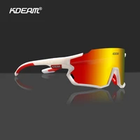 fashion sports sunglasses for men polarized mirror oversized uv400 goggles kdeam one piece quality glasses with free box
