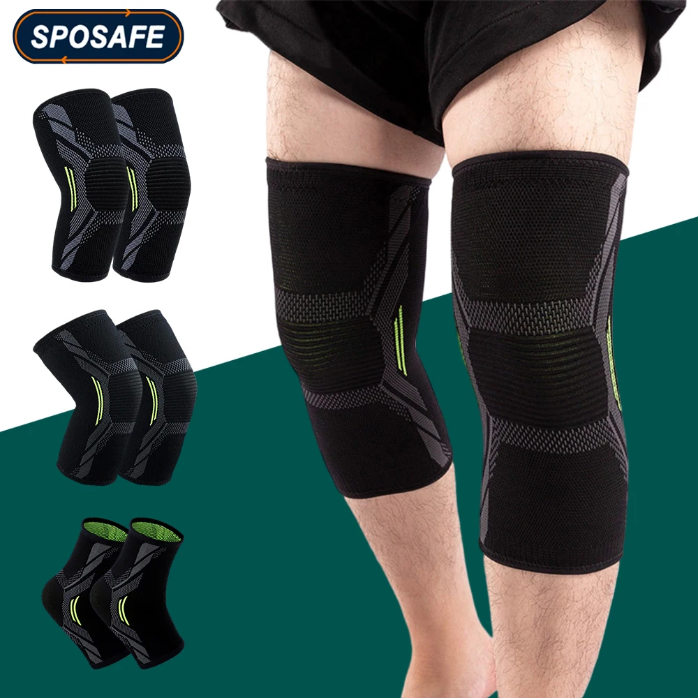 

1Pc Sports Elbow Knee Ankle Support Sleeves High Elastic Knitted Cloth Compression Anti-slip for Basketball Football Volleyball