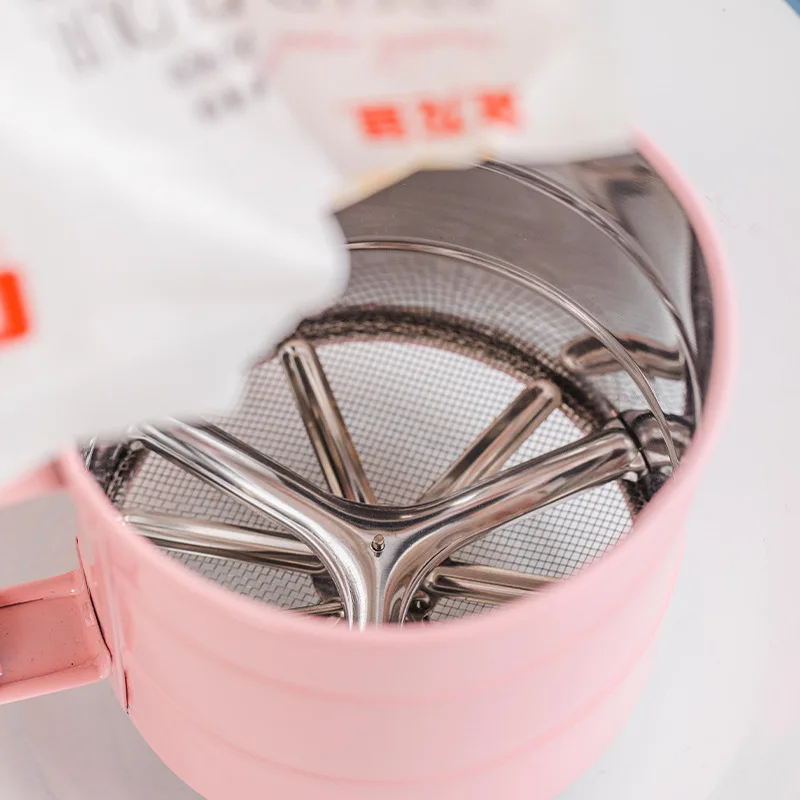 Ручной ручной шейкер для муки JO LIFE полуавтоматический какао-порошка сетчатая