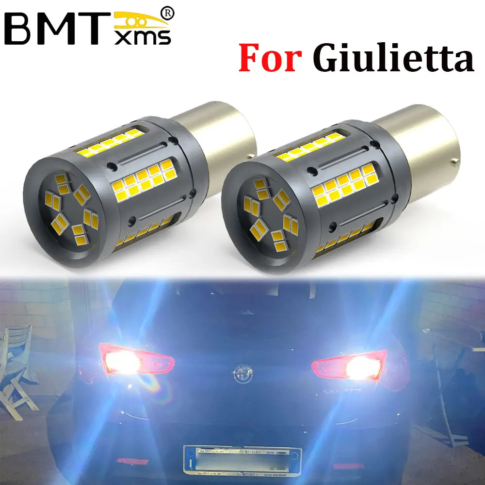 

BMTxms 2Pcs Canbus For Alfa Romeo Giulietta 940 2010-2019 Car LED Reverse Back Up Light Auto Accessories Super Bright No Blink