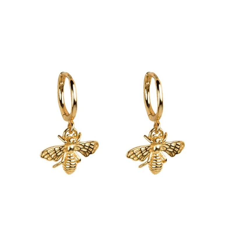 Модная Милая божья коровка Форма для женщин серьги золото/серебро Цвет ежедневно