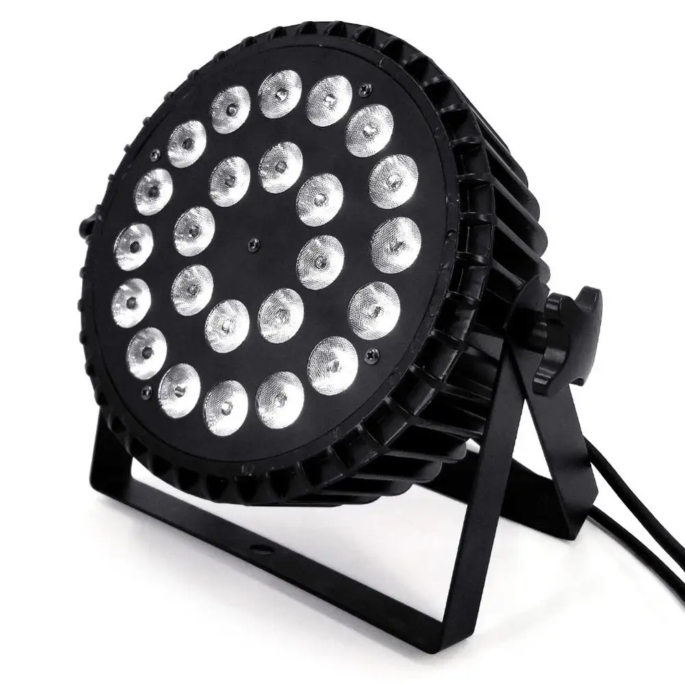 Светодиодный Par светильник RGBWA UV 6 в 1 24x18 Вт светодиодный DJ сценический dmx для