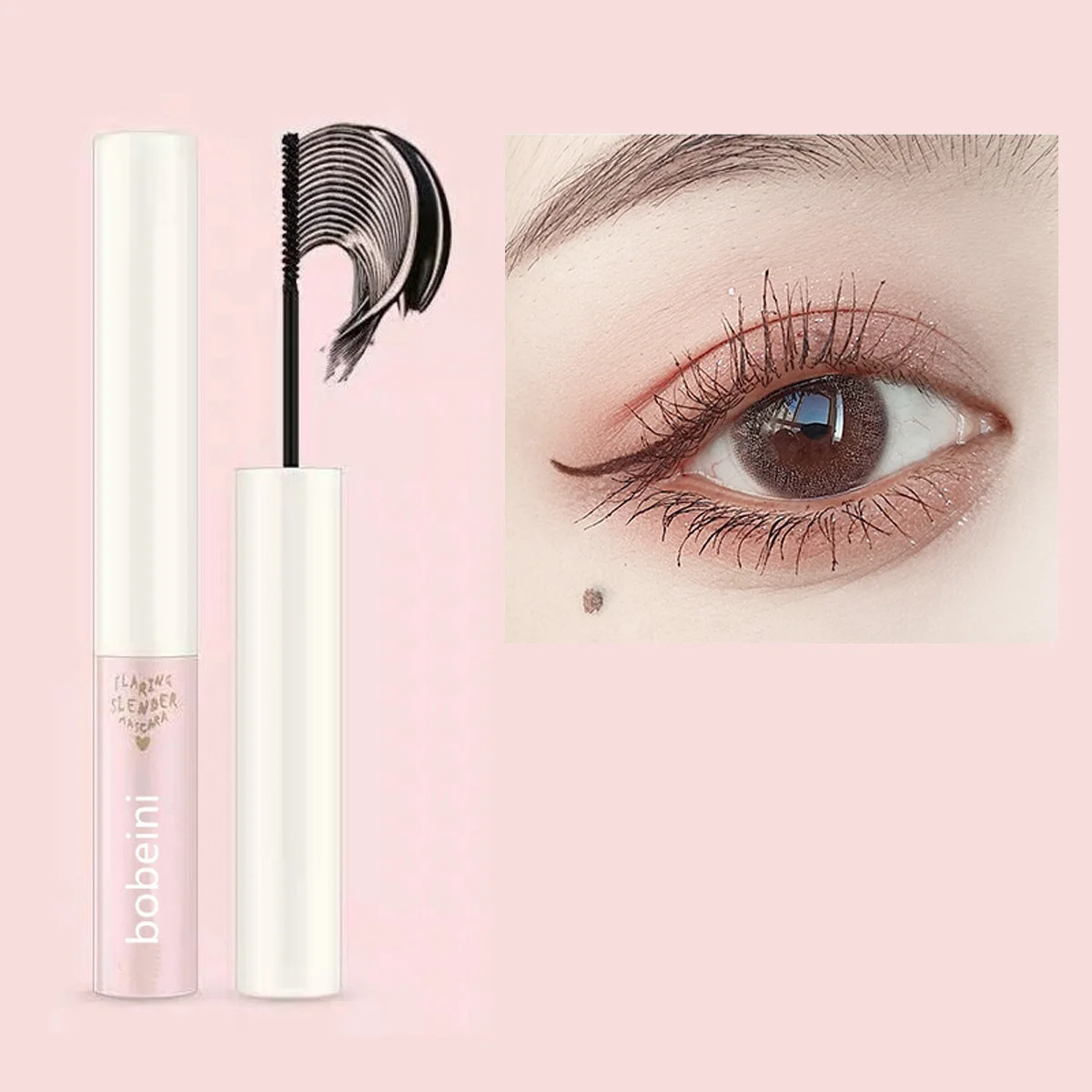 

1 Pcs Curling Mascara Ultra-Fine Small Brush Head Mascara Slim And Thick Curling Anti-Sweat Non-Smudge Curling Mascara Comestics