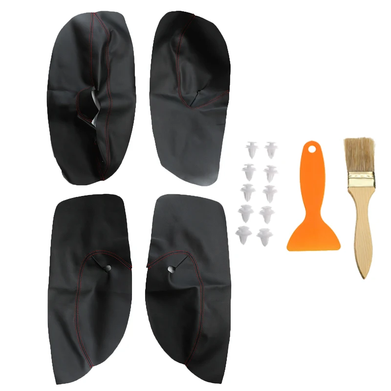 Чехол для автомобильного подлокотника из кожи и микрофибры Защитная панель