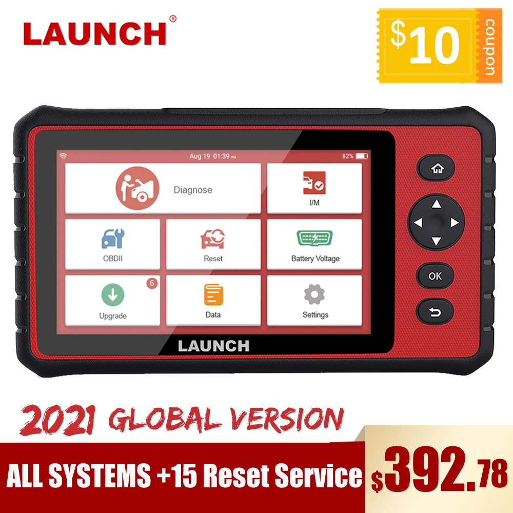 LAUNCH CRP909C OBD2 Scanner Professional OBD 2 Car Diagnostic Scanner Airbag SAS TPMS IMMO Reset OBD Code Reader LAUNCH ODB