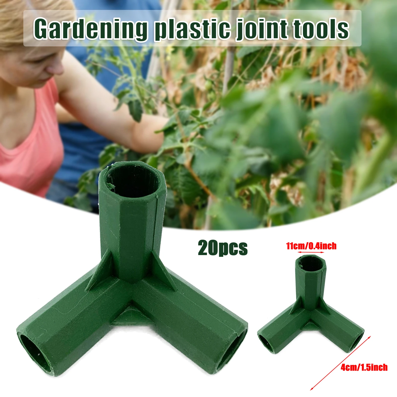 

20 шт., коннекторы для огорода, 11 мм