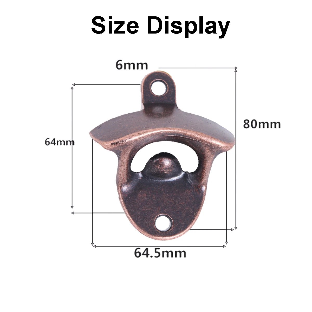 

30 20 10 Pack Bottle Opener Wall Mounted Rustic Beer Opener Set Vintage Look with Mounting Screws for Kitchen Cafe Bars