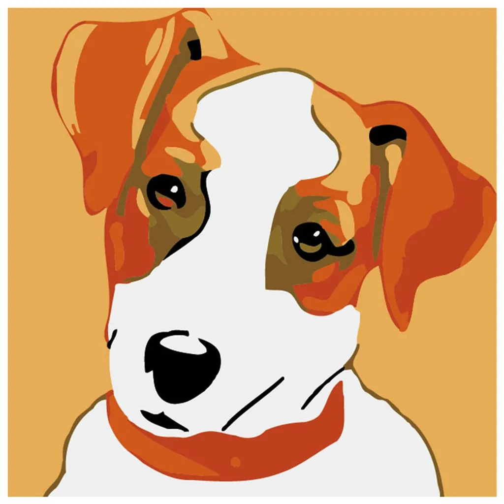 Цифровая картина маслом сделай сам 20*20 см украшение комнаты для детей по номерам