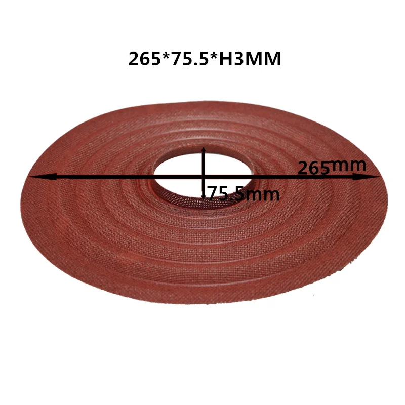 

2pcs/ lot Large 265mm Double Spider Cloth Damper Red DIY Spring Pad Woofer Subwoofer Speaker Repair Kit Accessory Free Shipping