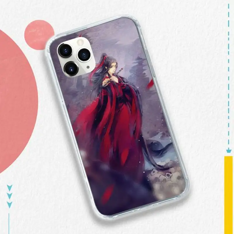 

mo dao zu shi Anime high quality Phone Case for iPhone 11 12 pro XS MAX 8 7 6 6S Plus X 5S SE 2020 XR