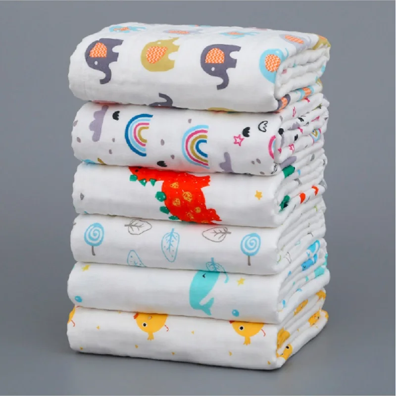 Детское одеяло из хлопка супер мягкое детское для новорожденных пеленка