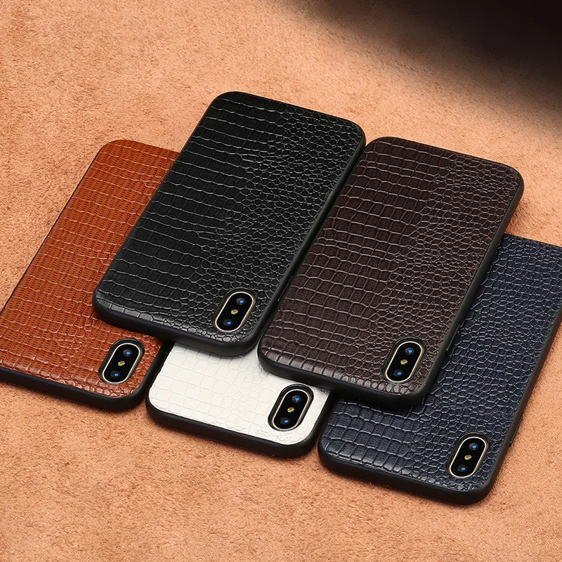 

Luxury Phone Cases For Iphone 7 8 Plus X Xs Max Case Crocodile Texture Back Cover For Iphone 6 6s Plus 6p 7p 8p Case