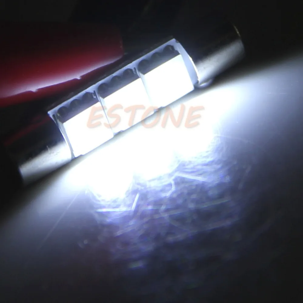 1 шт. T6 3 SMD 5050 Белый светодиодный фонарь для автомобиля солнцезащитный козырек