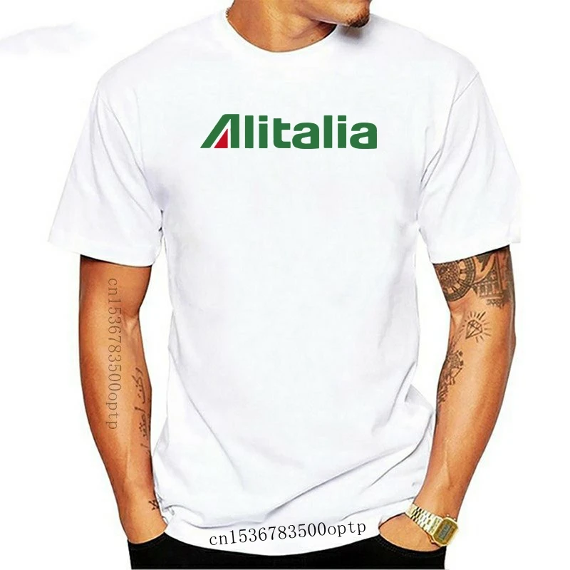 

Новая футболка Alitalia-футболка авиакомпании Alitalia-футболка авиационная