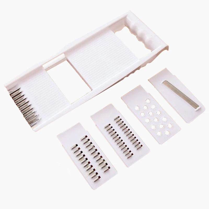 Терка-мандолина 5 в 1 для нарезки овощей из нержавеющей стали многофункциональная