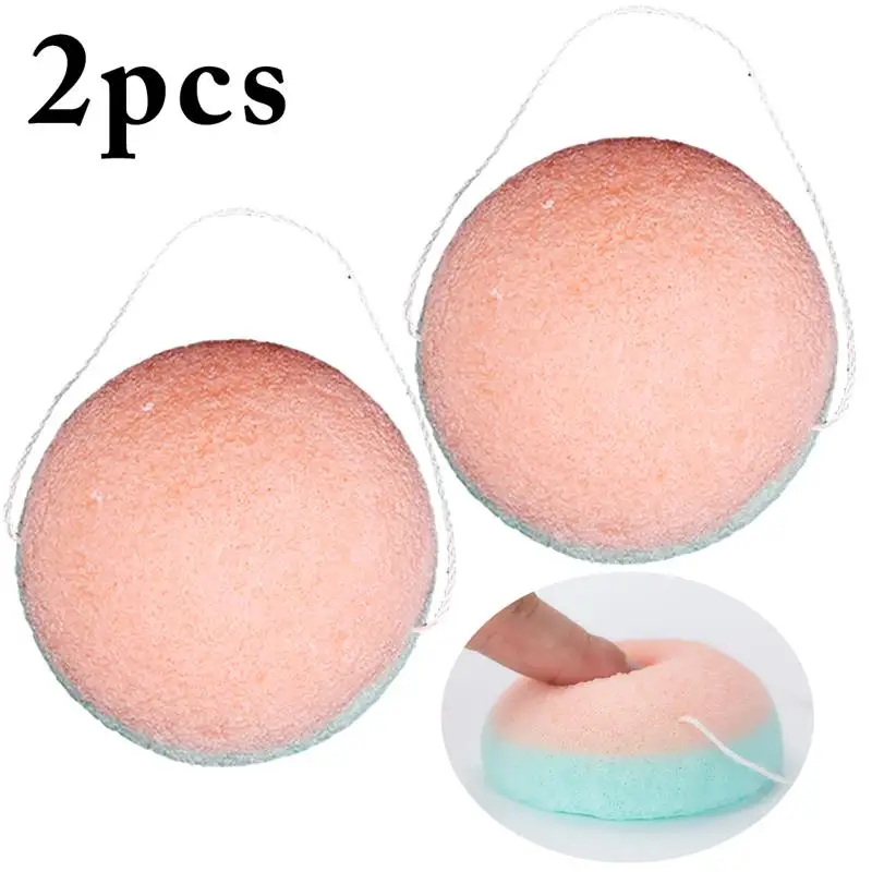 

2 шт., эллиптические губки для умывания лица