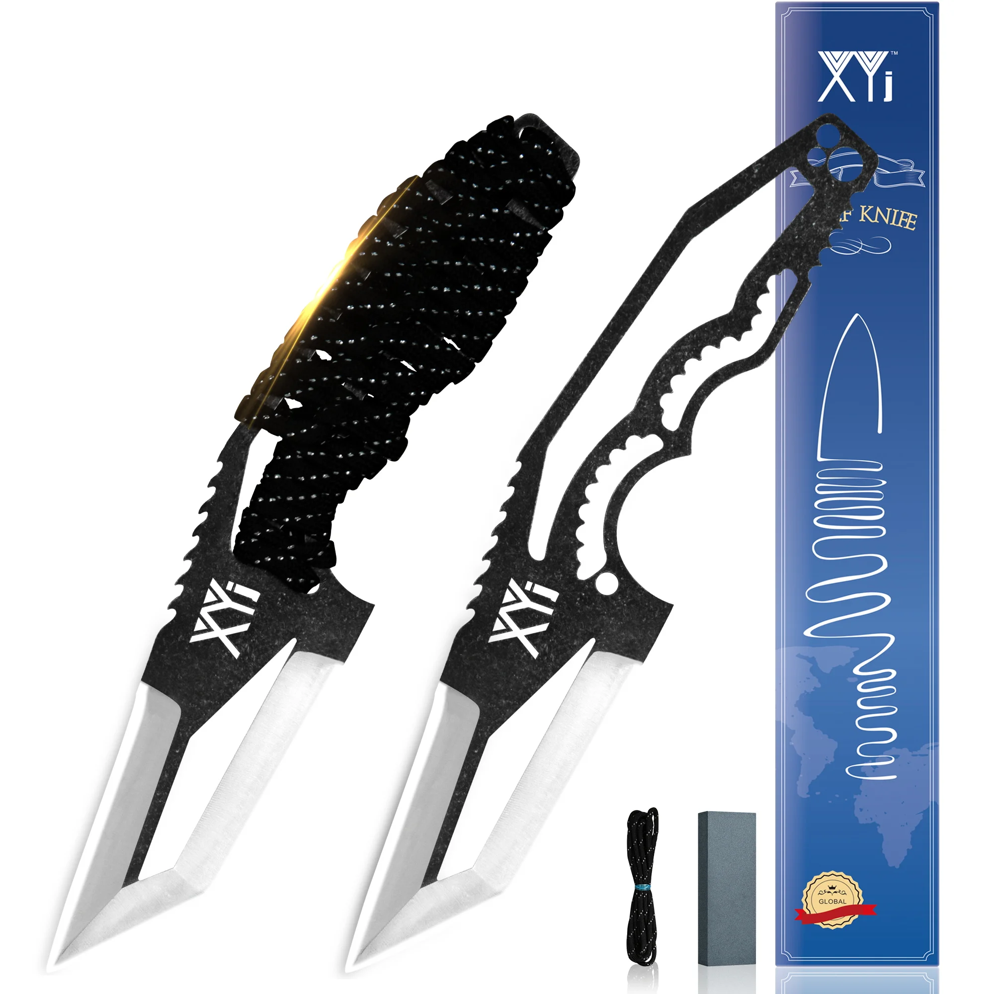 

Набор ножей XYj из нержавеющей стали, кухонный резак 4 дюйма, для кемпинга на открытом воздухе, Заостренный нож для нарезки, подарочный набор