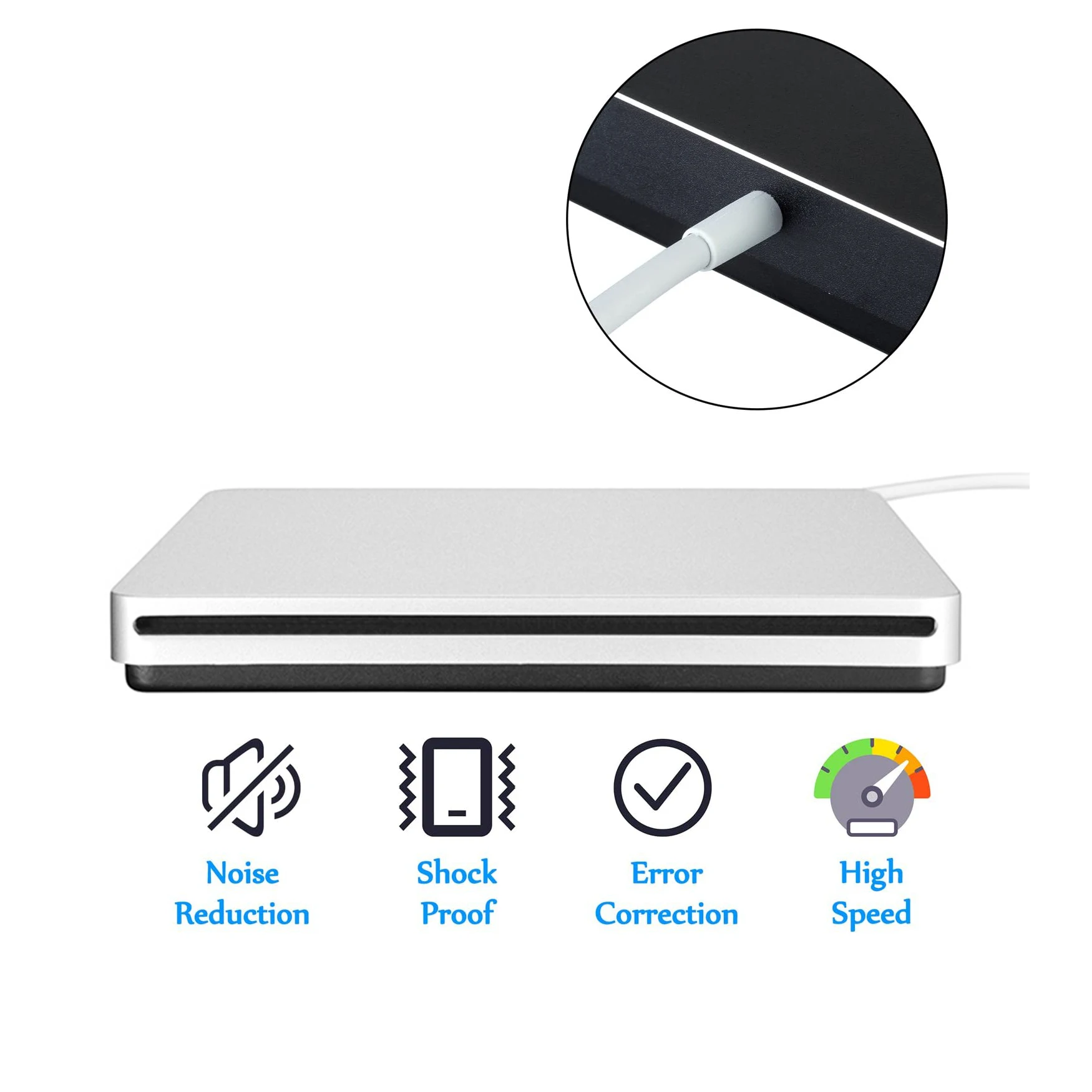 USB 3 0 DVD ROM Оптический привод внешний тонкий CD дисковый ридер для настольного ПК