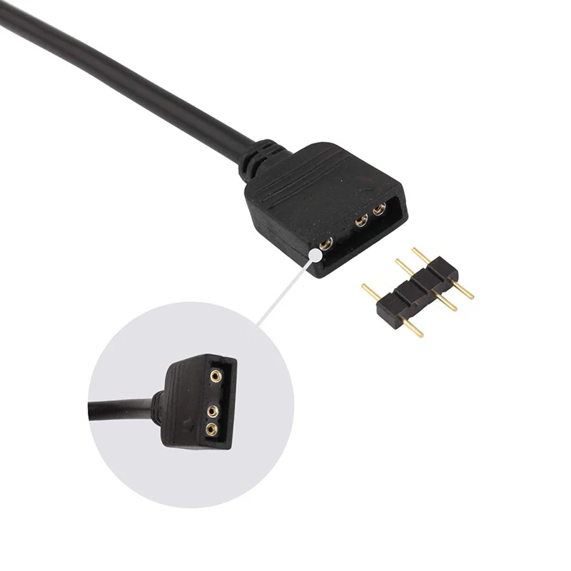 Разветвитель для подключения подсветки rgb 3 pin