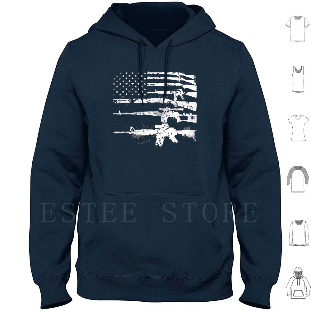 

Usa American Flag Guns , Armed America 2Nd Amendment Art Design Gift Present Men Women Birthday Fathers Day Christmas T Shirt