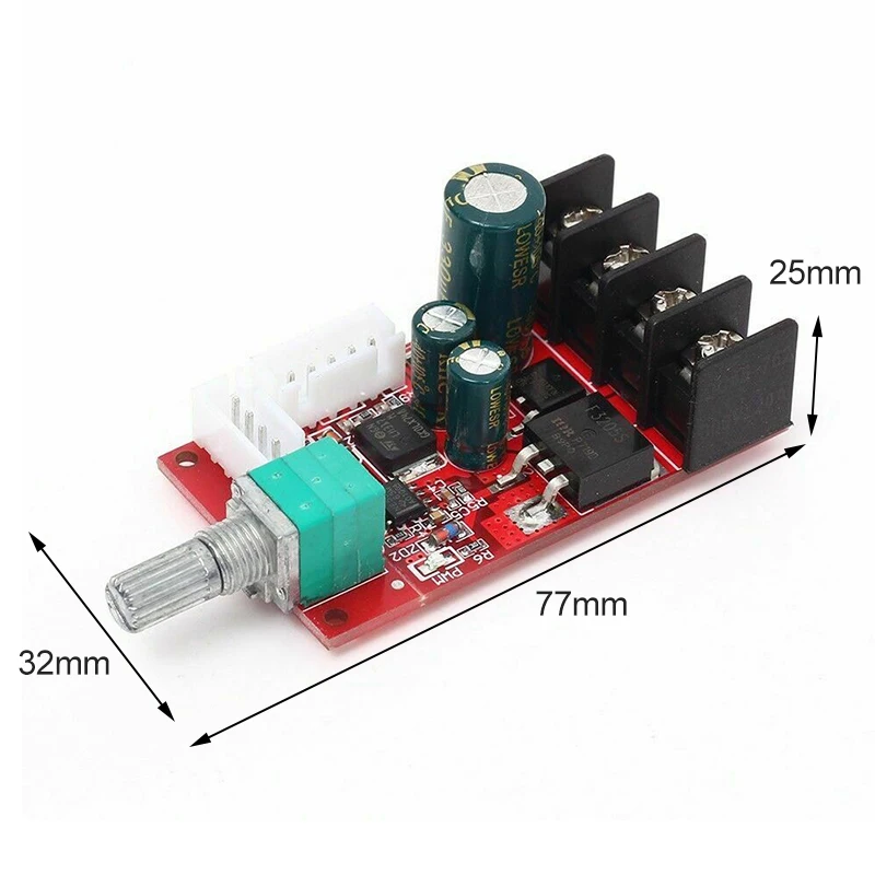 Модуль контроллера скорости двигателя 10-50 В постоянного тока 15 А | Компьютеры и