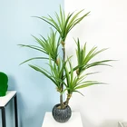 8855 см большие искусственные растения, ненастоящие ладони ветка тропический цикас дерево пластиковая Пальма листья накладные суккуленты для дома в горшке