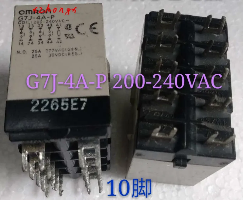 

G7J-4A-P 200-240 VAC 10 pin
