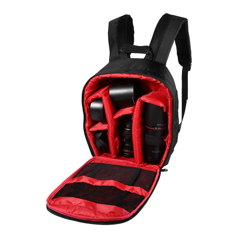 new nylon red interior photograph shoulder bag with removable divider outdoor shoulder camera bag 271337cm free global shipping