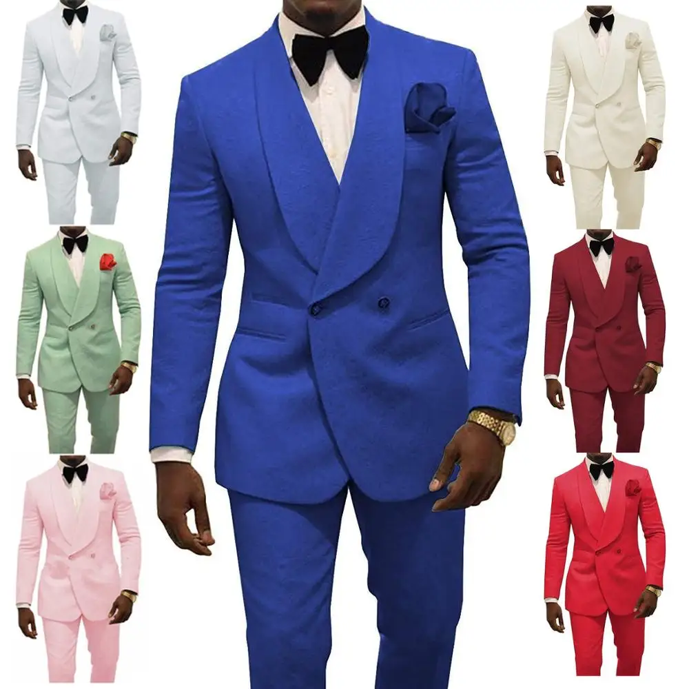 Мужской свадебный пиджак брюки с тиснением розовый для выпускного