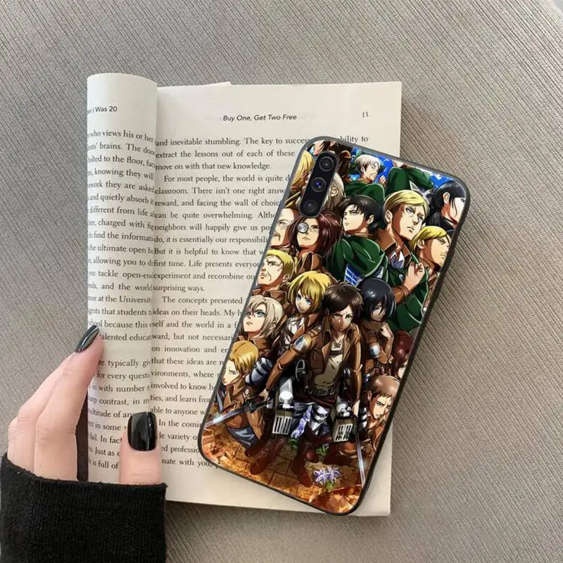 

anime Attack Titan Phone Case For Samsung galaxy S 7 8 9 10 20 edge A 6 10 20 30 50 51 70 note 10 plus