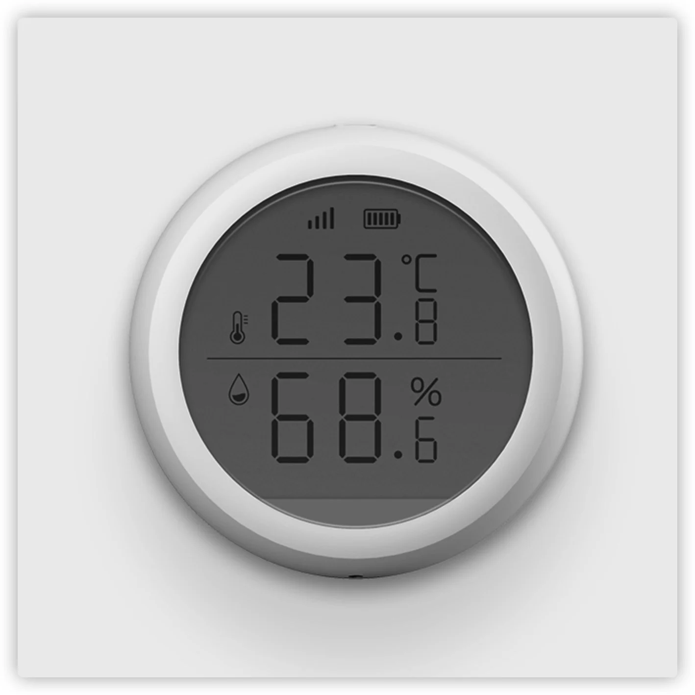 

20201 ORVIBO TEMPERATURE & HUMIDITY SENSOR Real-Time Detection Viewing on the Phone Link with Air Conditioner Adjust Temp