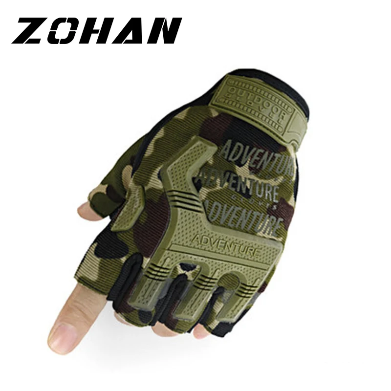 ZOHAN Зимние перчатки для охоты, тактические военные зимние охотничьи перчатки, мужские тактические перчатки на кастете, на открытом воздухе, с сенсорным экраном, для стрельбы на велосипеде