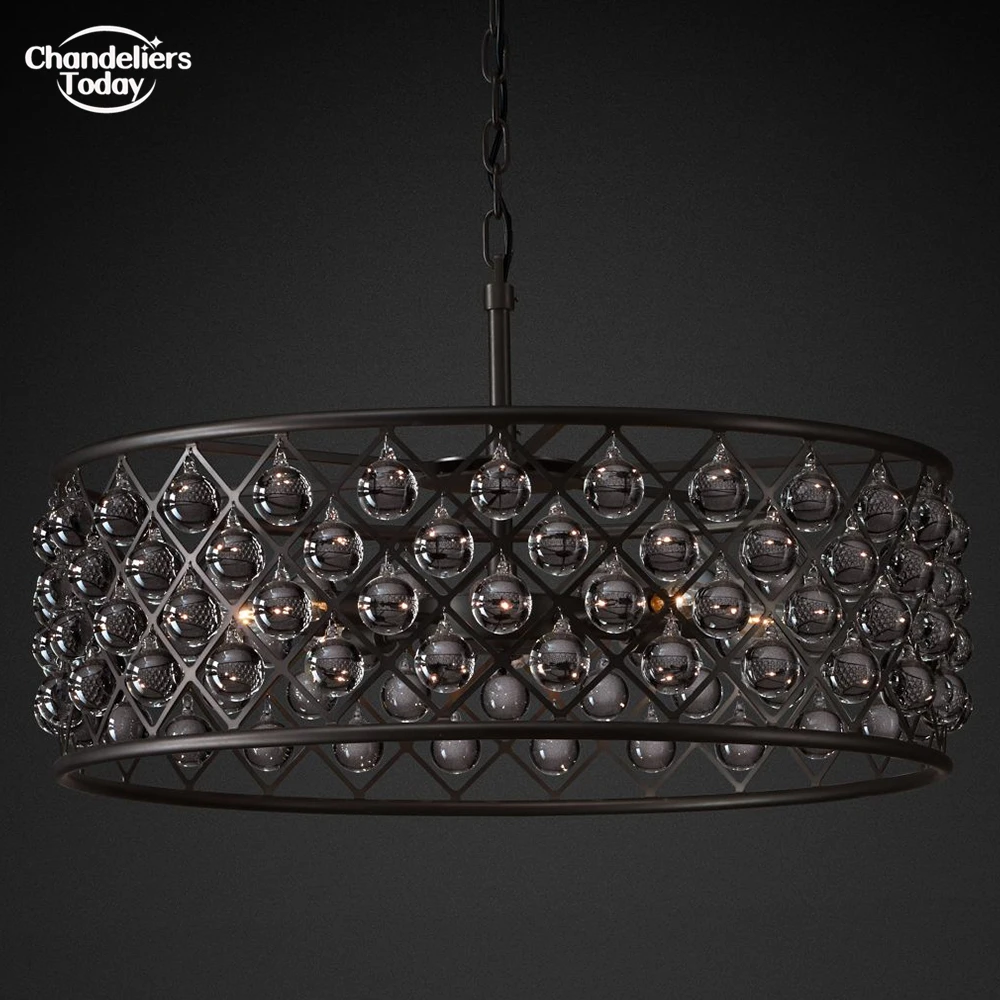 Роскошные хрустальные люстры в стиле ретро подвесные светильники лампа для