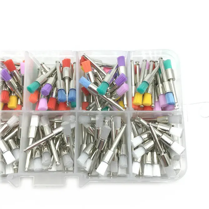 200 шт. полировальная щетка для зубов|Стомотологические сверла и щетки| |