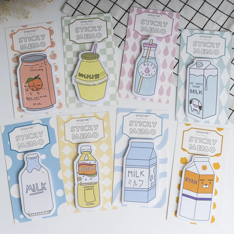 Kawaii sticky notes клубника планировщик наклейки блокнот Страница Блокнот офисное