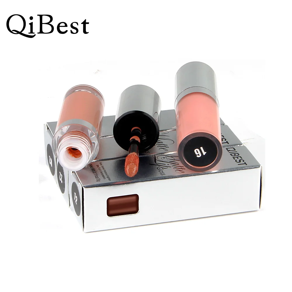 

3Pcs/set Lips Makeup Matte Waterproof Lipstick Sexy NudeRed Lip Long LastingMoisture Cosmetic