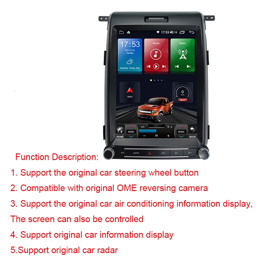 Kaufen COHO Für Ford F150 2009-2014 Android 10,0 Octa Core 6 + 128G Gps Autoradio Auto Multimedia-Player Lüfter