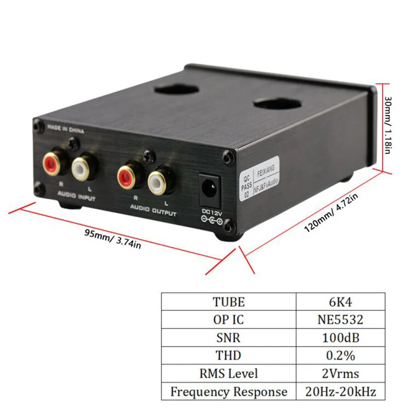 FX AUDIO трубка 03 Предварительный усилитель мини Портативный 2 0 ЦАП Hi Fi цифровой
