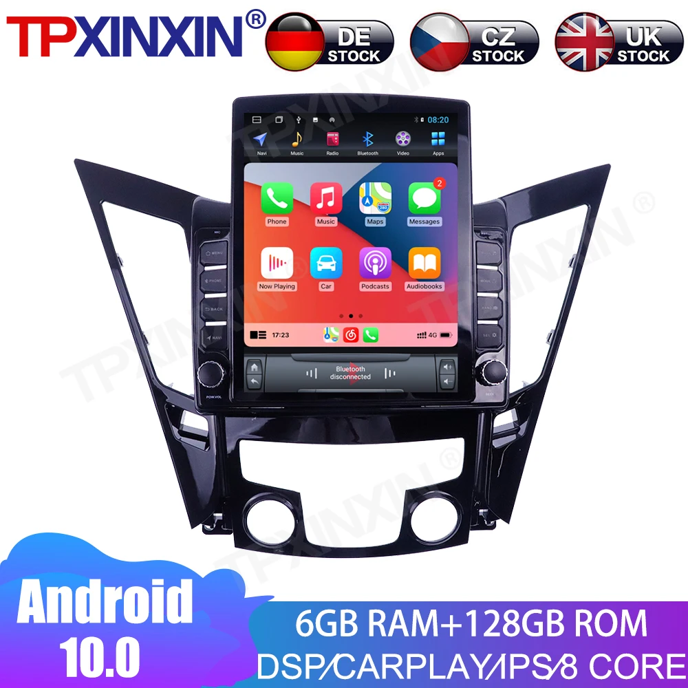 

Android For Hyundai Sonata 2009 - 2014 Car Multimedia Radio IPS Touch Screen Stereo Receiver Player GPS Navigation DSP Carplay