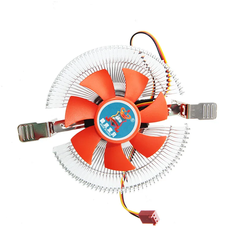 Бесшумный вентилятор охлаждения процессора 2200 об/мин радиатор для Intel LGA775/1155 AMD