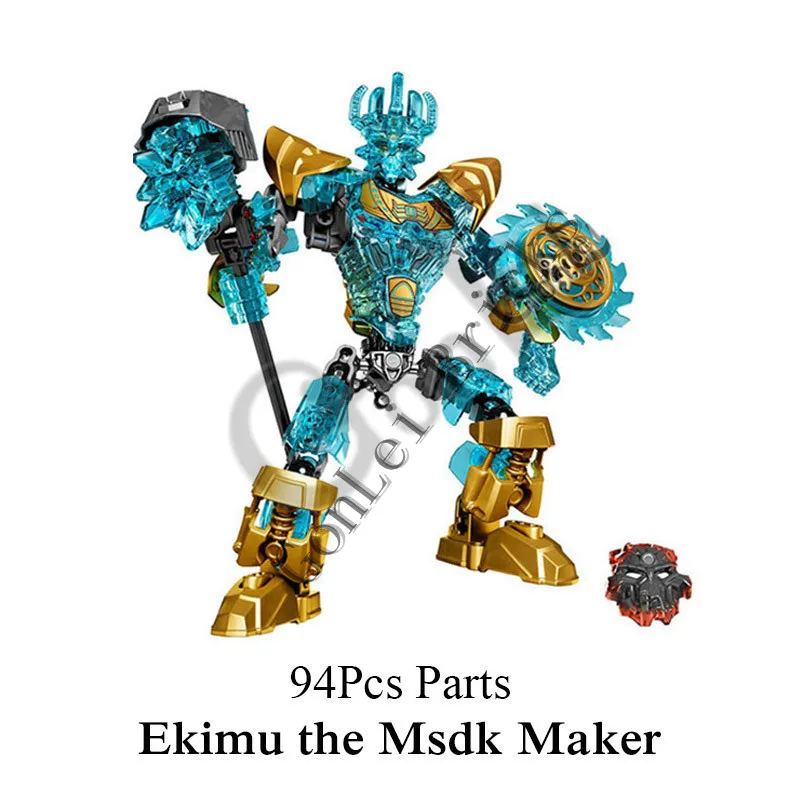613-1 Маска BionicleMask, светильник, маска от производителя, против черепа, шлифовальный станок, Череп, Скорпион, робот, бионика, строительный блок, кирпичная игрушка, совместимая с 70795 - Цвет: 613-1