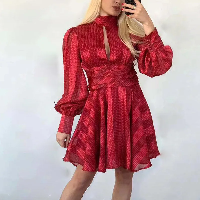 Новинка 2020 модное женское нишевое дизайнерское тонкое платье с