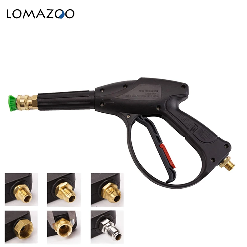 

Water Gun Power Washer Car Washing Water Guns Quick Easy Connector Choose to change nozzles with multiple spray patterns