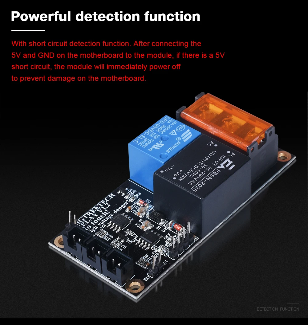 BIGTREETECH реле V1.2 автоматическое выключение модуль после печати для BIQU Thunder CR10 Reprap SKR V1.3 части 3d принтера