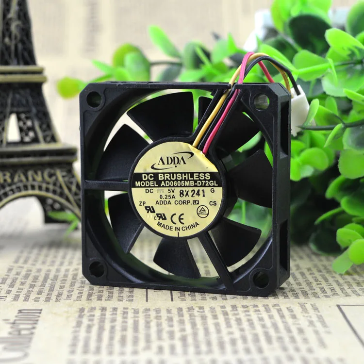 

Taiwan Adda 6cm6cm Chassis Server Fan 6015 5V 0.25a AD0605MB-D72GL