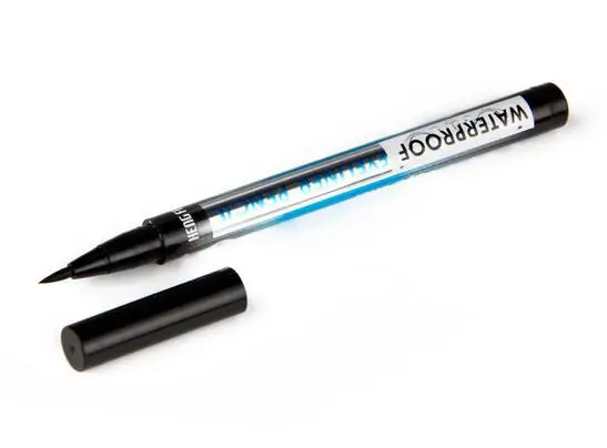 1 шт. Черный Make Up Гель Тонкий Водонепроницаемый Женская коричневая подводка для