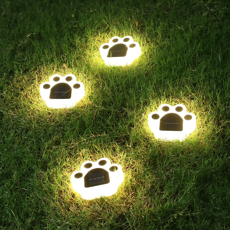 

LED Solar Lamp Outdoor Solar Sensor Bear Paw Light Garden Party Decor Waterproof Landscape Light Lawns Yard Security Lighting