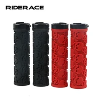 bike handlebar grips cover keleton ghost style rubber material soft lightweight handle bar covers mountain bicycle accessories