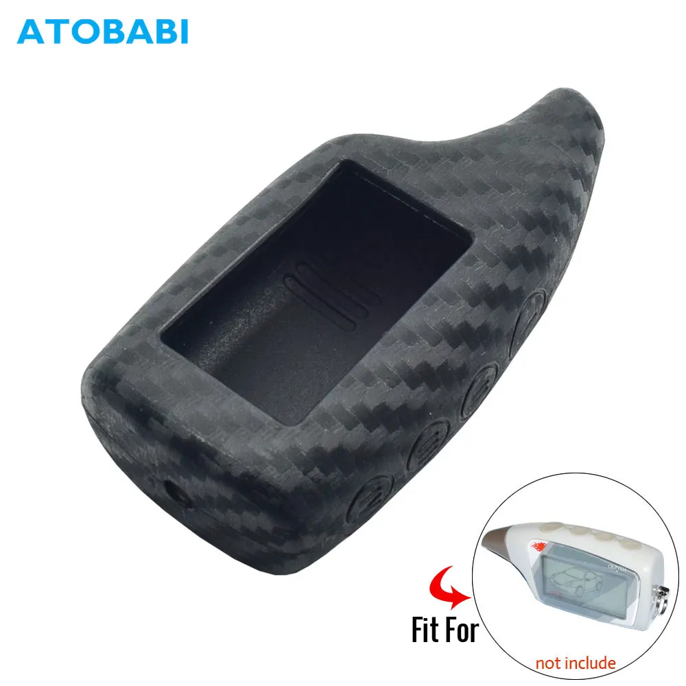 Карбоновый волокнистый слой резины Автомобильный ключ чехол для Scher Khan Magicar 5 6 V