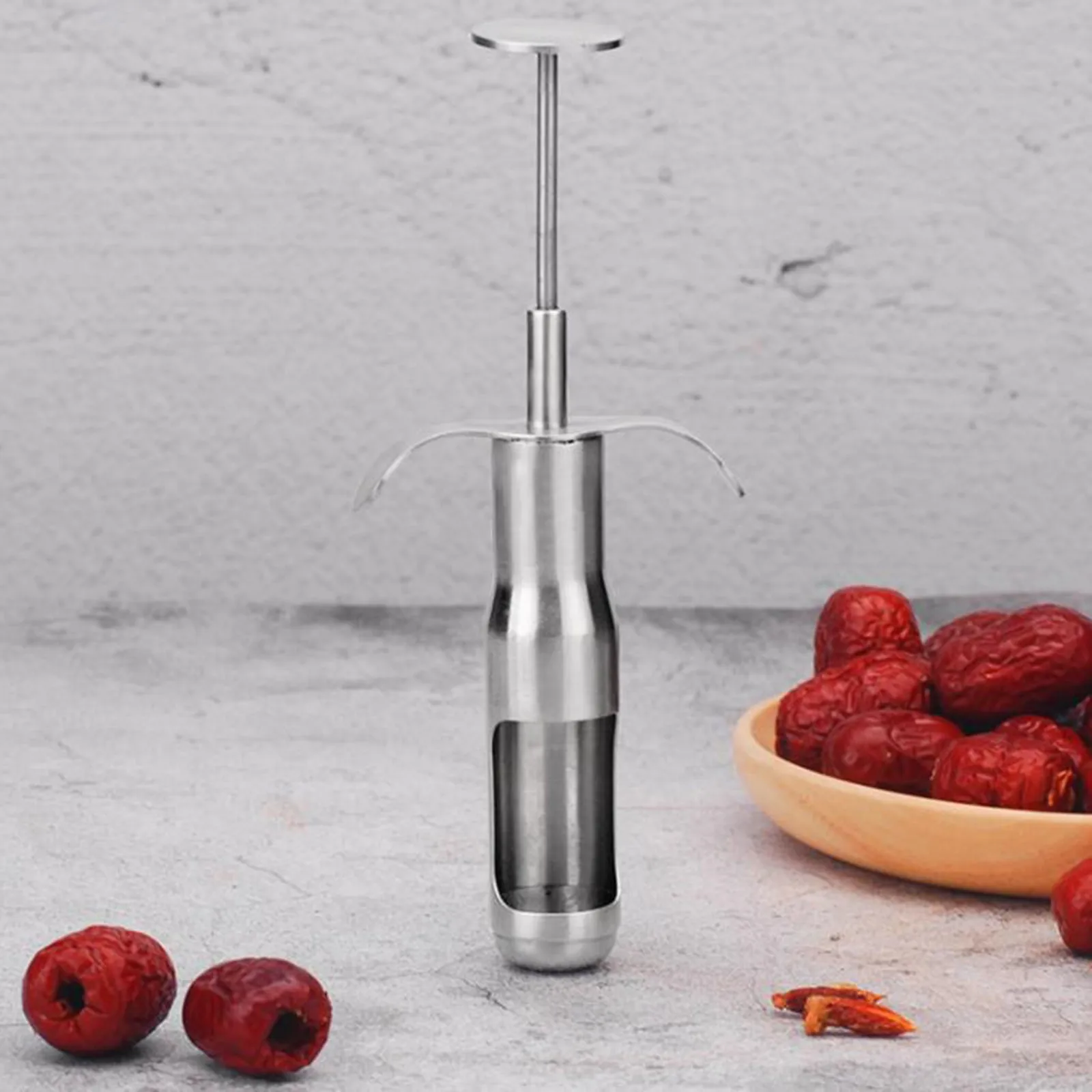 Устройство для удаления косточек фруктов оливков ручной кухонный набор